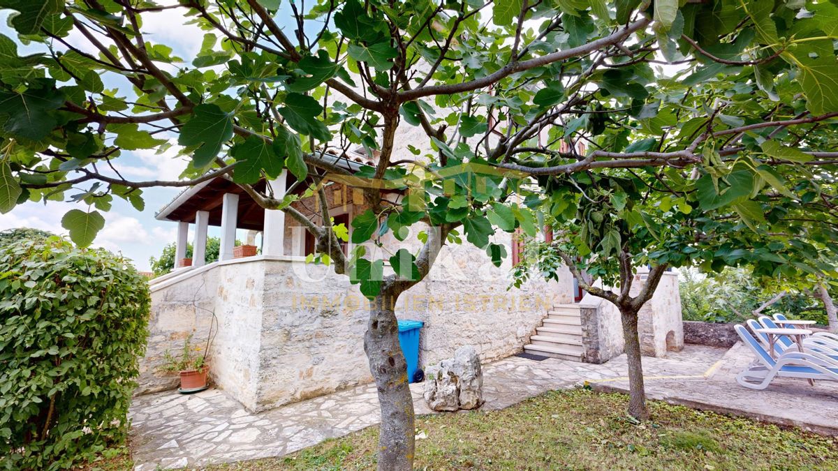 Renovirana kamnita hiša s bazenom